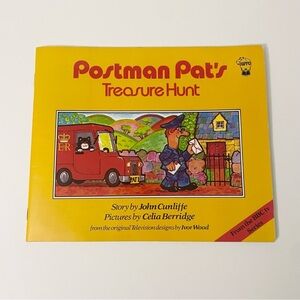 Vintage Postman Pat's Treasure Hunt Book